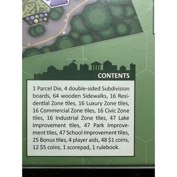 Subdivision Board Game by Lucas Hedgren 2015 Bezier Games, New and Sealed - Picture 4 of 8